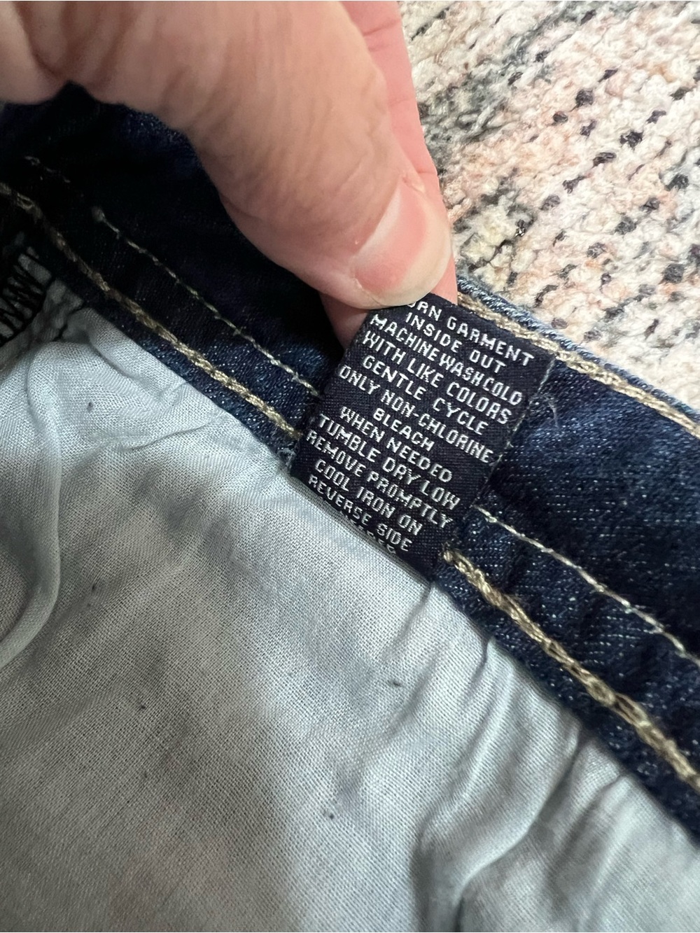 Vanilla Star Capri Jeans Crochet Flap Pocket Stretch Denim Women’s Size 11 - Picture 16 of 16